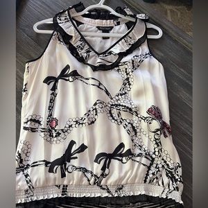 White House black market silky blouse